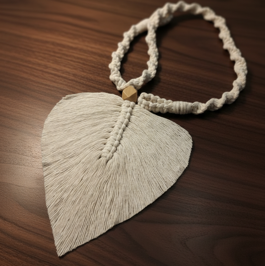 Lívia – Abraçadeira de Cortinas Boho em Folha