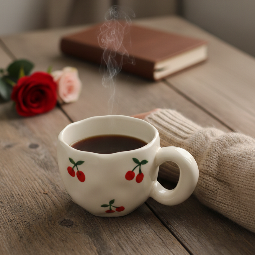 Caneca de Cerâmica Alice