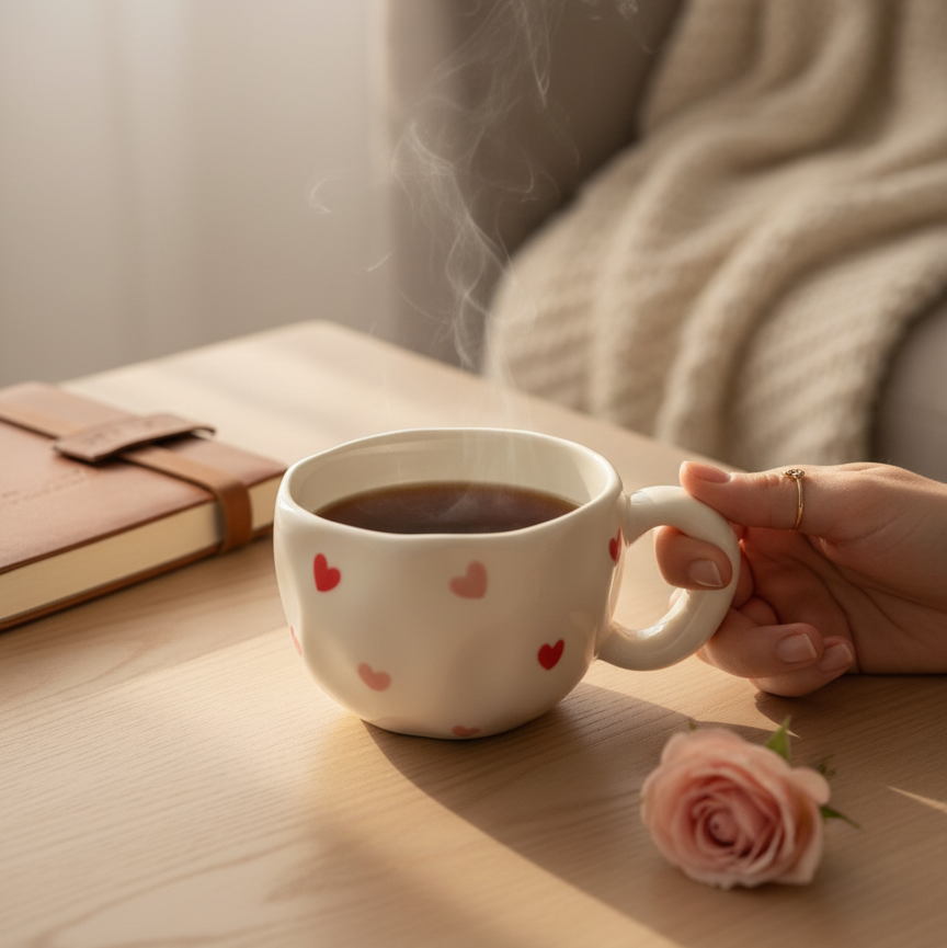 Caneca de Cerâmica Bianca