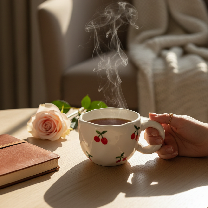 Caneca de Cerâmica Alice