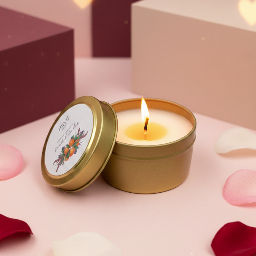 Santal Ember – Vela Perfumada Gourmand e Quente