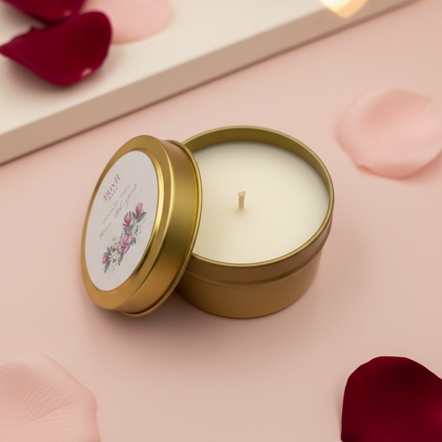 Moon Whisper – Vela Perfumada Floral e Sensual