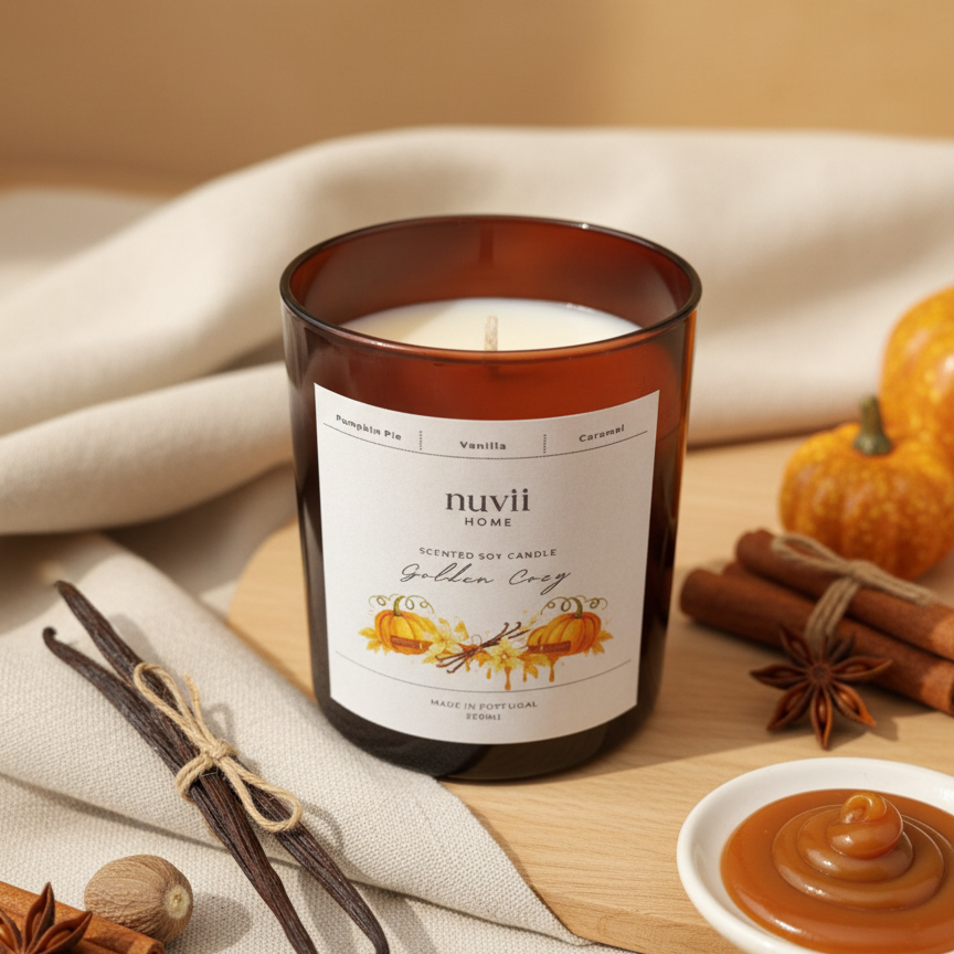 Vela Golden Cozy – Aromática